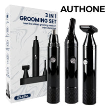 AUTHONE 3 in 1 Electric Nose Ear Hair Trimmer for Men All Purpose