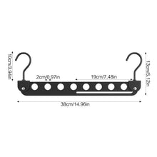 6/7/8 Holes Storage Rack for Clothes Hanger Organizer Foldable