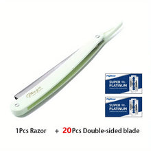 Manual Shaver for Men Barbershop Razor Stainless Steel Shank Is Easy To