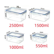 1/4pack Food Storage Containers Transparent Kitchen Organization Boxes