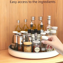 Rotating Spice Rack Organizer Kitchen Countertop Storage Tray 360