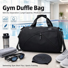 Gym Duffle Bag Wet Dry Separation Large Capacity Travel Independent