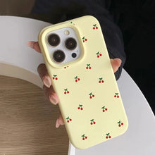 For iPhone 18 17 16 15 14 13 12 11 Pro Max Case Cute Cartoon Cherry