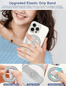 EWA MagOne 3rd MagSafe Phone Stand Magnetic Phone Ring Holder Kickstand