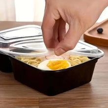 10 Sets Disposable Food Boxes with Lids Microwave Storage Kitchen