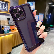 Luxury Shockproof Transparent Case For iPhone 18 17 16 15 14 13 12 11