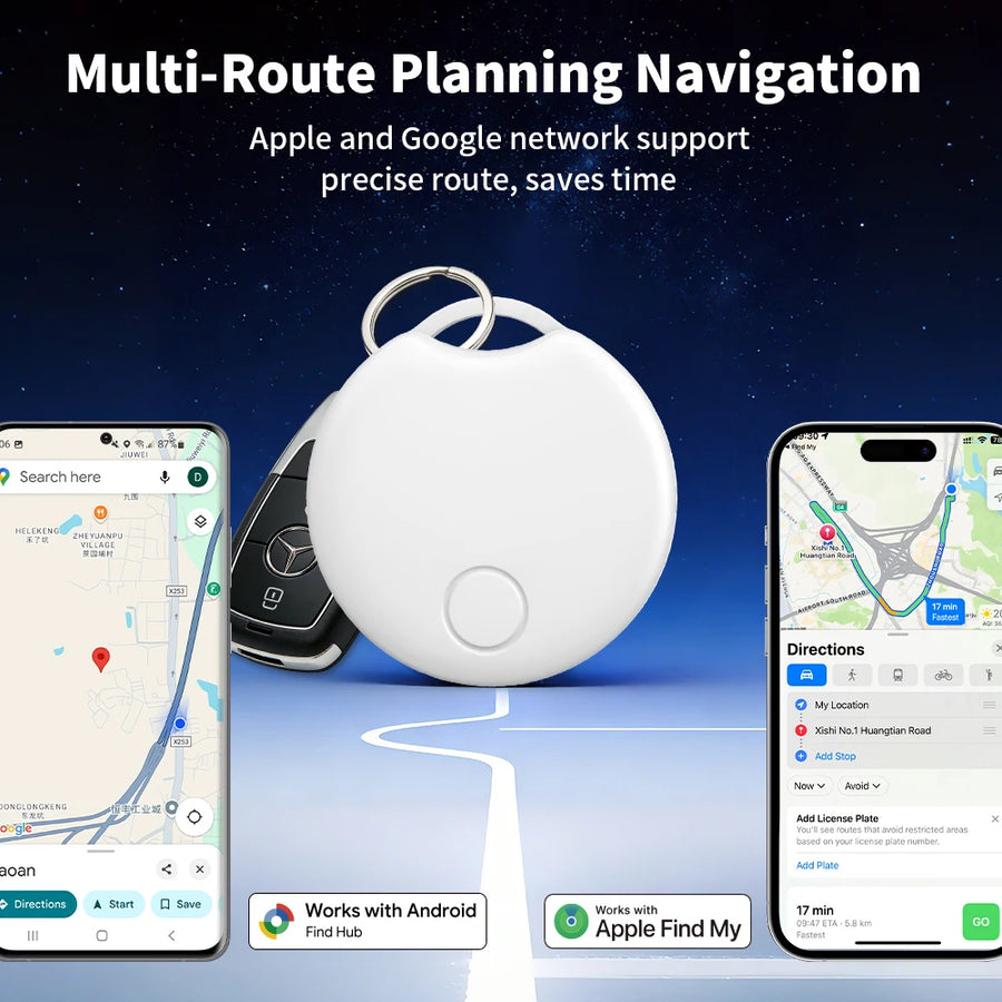 Vivilife Air Tag Tracker for Apple/Android Devices Work With IOS/Google