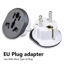 EU Plug Adapter Stable Wall Socket Connection International Travel