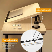 Laptop Desk, Bed Table With Foldable Legs & Cup Slot, Reading Holder
