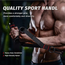 Resistance Bands Handle Bar Attachment Station Fitness Pulley Strap