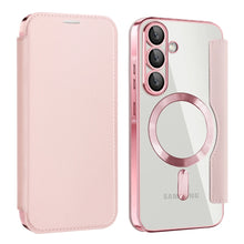 Wireless Charging Flip Case for Samsung Galaxy A35 A36 A55 A15 A16 A17