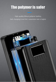 30000mAh/40000mAh Power Bank Portable Charging Poverbank Mobile Phone