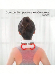 2026 1pc Portable Electric Neck Massager, Smart Cervical - and Shoulder
