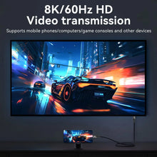 USB 5 Cable 80Gbps 240W 8K 60Hz For Thunderbolt Type C Fast Charging