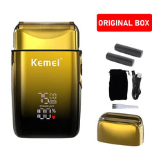 Kemei KM-TX10 Electric Shaver Hair Rechargeable Beard Foil Razor for