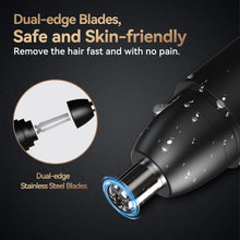 MAXGROOM Nose Hair Trimmer for Men Rechargeable 360 Rotating Dual-Blade