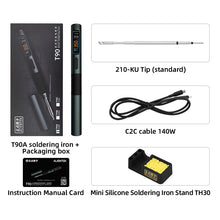 ALIENTEK T90 Smart Soldering Iron PD 3.1140W Portable Digital Display