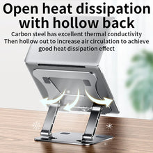 Phone Tablet Stand Adjustable Aluminum Alloy Laptop up to 17" Portable
