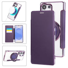 Magnetic Leather Kickstand Wallet Phone Case for Samsung Galaxy S26