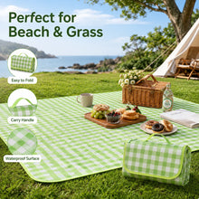 Waterproof Picnic Mat, Portable Outdoor Camping Blanket with Carry Bag