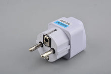 Universal EU Plug Grey Adapter International AU UK US To Euro KR Travel