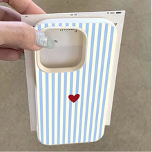 INS Cute Small Love Heart Pattern Fresh Phone Case For iPhone 18 17 16