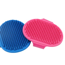 Pet Grooming Brush for Bath Massage, Silicone Bristle Deshedding Tool