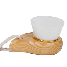 Blackhead Deep Cleaner Beauty Facial Massage Brush Care Wooden Handle