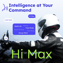 MAXRUNON D10 Motorcycle Bluetooth Intercom Helmet Headset 4 Riders Moto