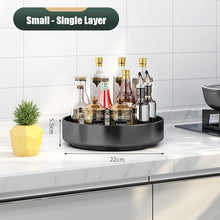 360° Rotating Spice Rack Organizer Seasoning Holder Kitchen Storage