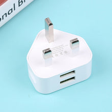Universal UK Plug 3 Pin Wall Charger Adapter With 1/2 USB Ports