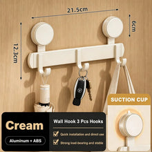 Suction Cup Bathroom Hooks Towel Hanger Nail Wall Rack Coat Clothes