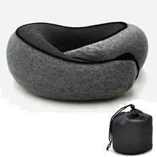 Portable Adjustable Travel Neck Pillow Memory Foam U-shaped Snail Style