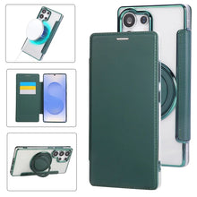 Magnetic Leather Kickstand Wallet Phone Case for Samsung Galaxy S26