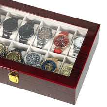 Wooden Watch Box Eco-Friendly Storage Case with 1/2/3/5/6/10/12 Slots