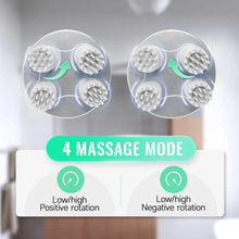Electric Head Scalp Massager With 4 Heads Portable Handheld Massage