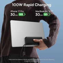 Baseus 20000mAh 100W Power Bank Built-In Dual USB-C Cable Fast Charging