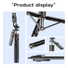 MEUYAG Selfie Stick Tripod with 1708mm Long Monopod Fill Light