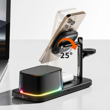 Super Fast QI2.2 25W Magnetic Wireless Charger Station For Galaxy