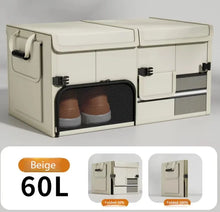 Universal Large Capacity Car Trunk Organizer 60L Foldable Car Storage