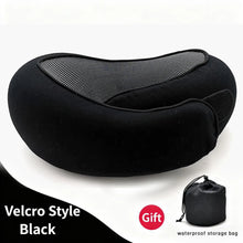 Memory Foam U-Shaped Pillow, Foldable Neck for Travel, Airplane Trips