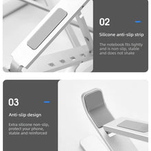 For Macbook Laptop Stand Folding Adjustable Aluminum Computer Pc Tablet