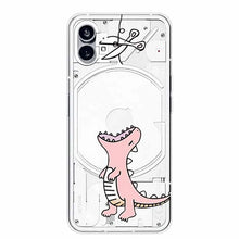 For Nothing Phone 2 Case Clear TPU Soft Lovely Printing Silicone Cover