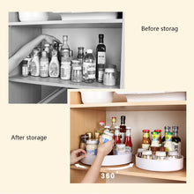 360 Degree Rotating Cabinet Organizer Kitchen Bathroom Cosmetic
