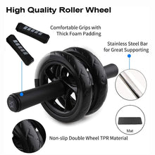 AB Roller Wheel for Workout Equipment With Knee Pad with Resistance
