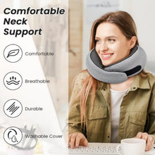 Memory Foam Travel Neck Pillow U-shaped Snail Style Support Portable