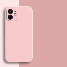 Candy Color Silicone Soft Case For iphone 11 12 13 mini 14 15 16 Plus