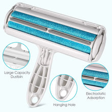 Pet Hair Remover Roller - Dog & Cat Fur with Self-Cleaning Base