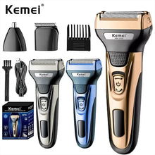 Kemei 3 In 1 Powerful Electric Shaver Facial Body Hair Trimmer Beard