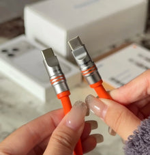 Hichain PD240W USB C Fast Charging Cable Soft Liquid Silicone Type to C